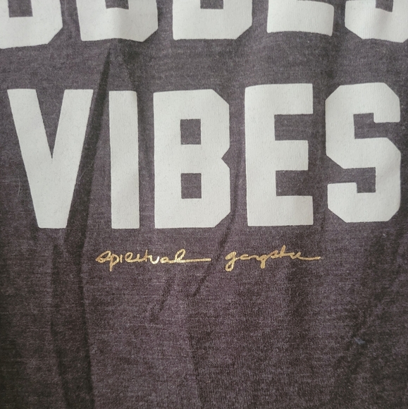 Spiritual Gangster Black And White Goddess Vibes Tank Top Size XS Womens - Picture 6 of 10